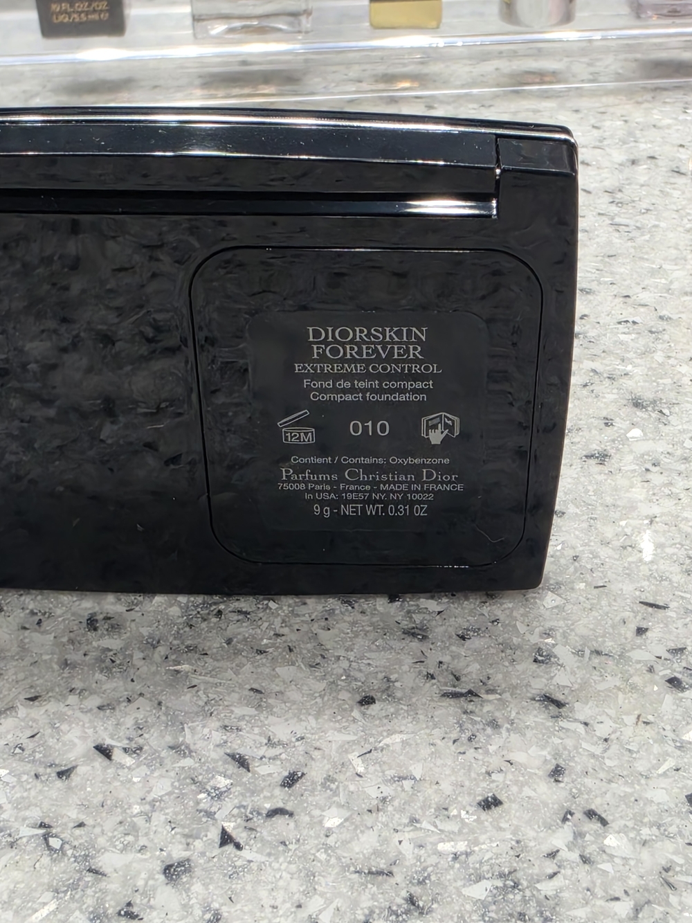 Diorskin Forever Compact Foundation - Black Case (Shade 010 Ivory)